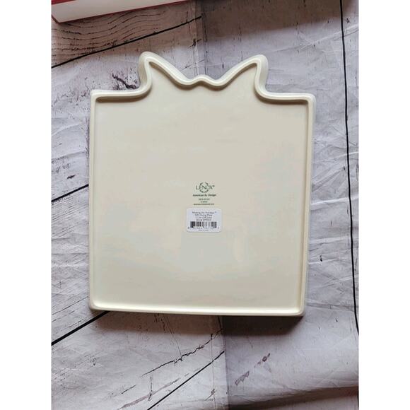 LENOX Hosting the Holidays Christmas Giving Plate New Open Box - Picture 6 of 9